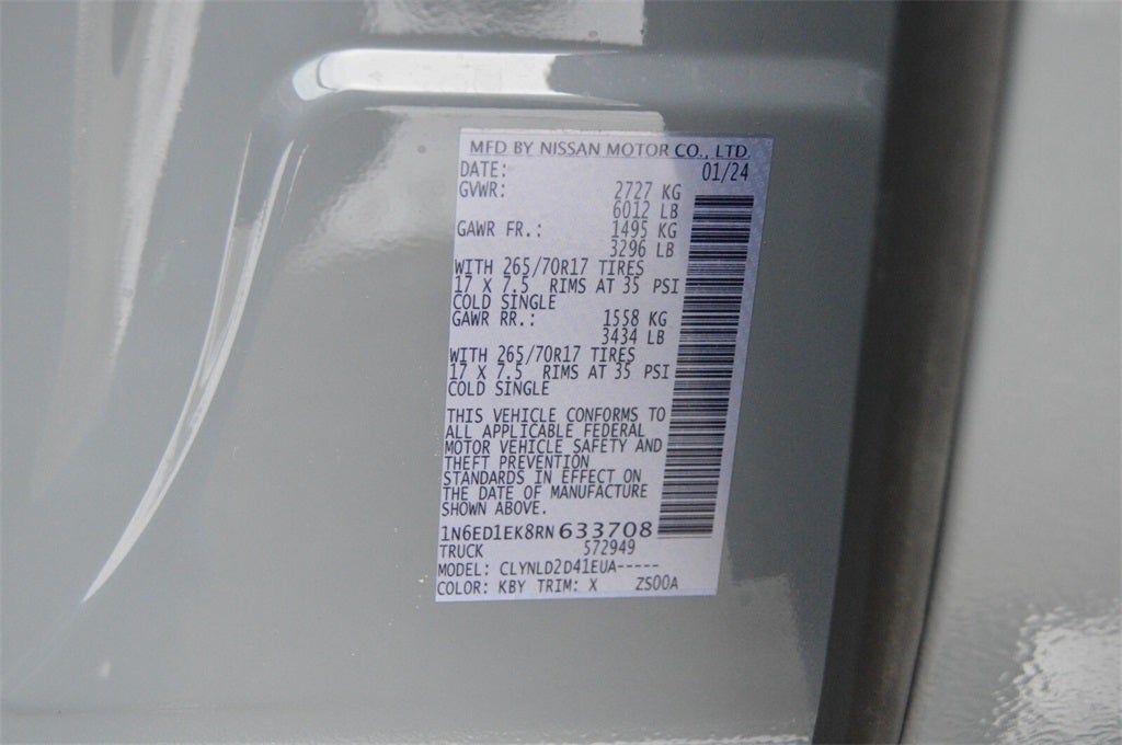 2024 Nissan Frontier PRO-4X