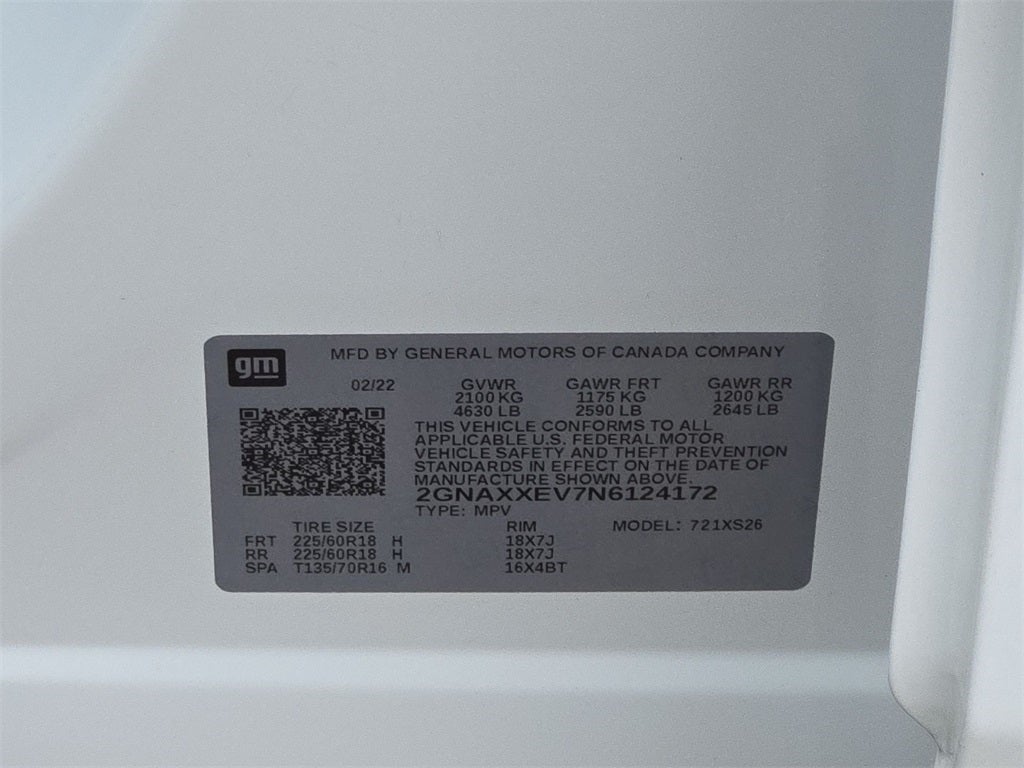 2022 Chevrolet Equinox Premier AWD