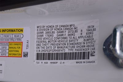 2024 Honda Civic Sport