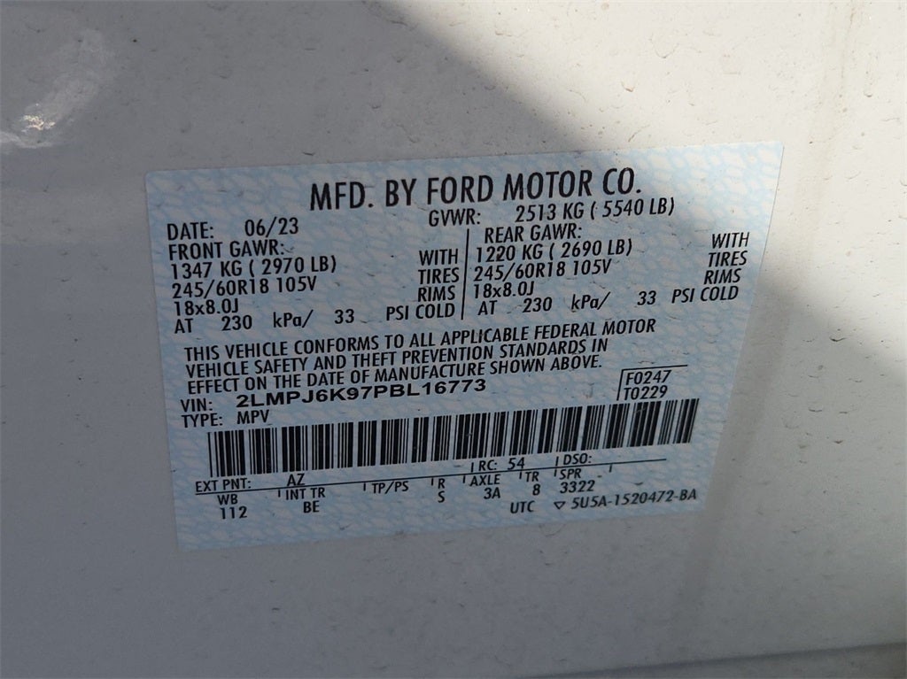 2023 Lincoln Nautilus Reserve