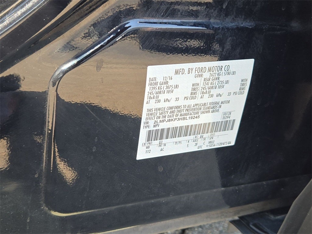 2017 Lincoln MKX Select AWD