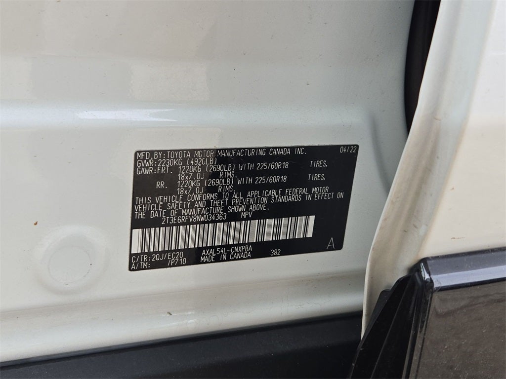 2022 Toyota RAV4 Hybrid XSE AWD