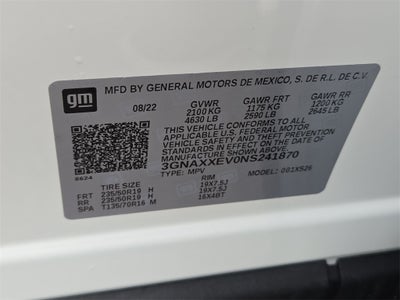 2022 Chevrolet Equinox Premier AWD