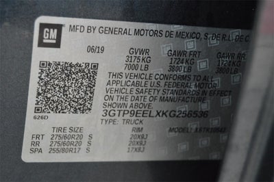 2019 GMC Sierra 1500 AT4