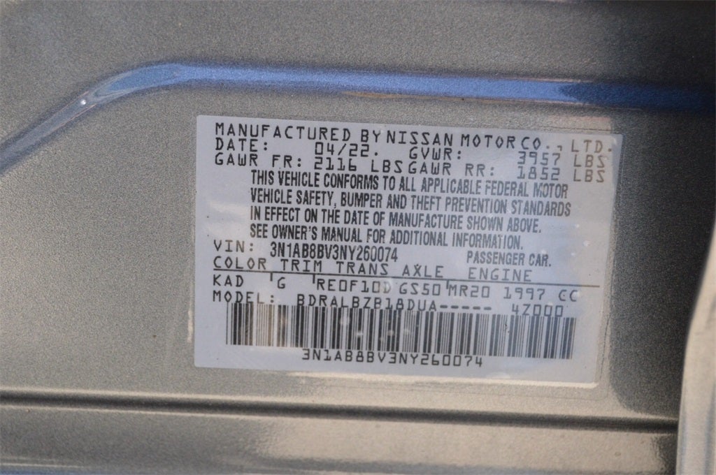 2022 Nissan Sentra S