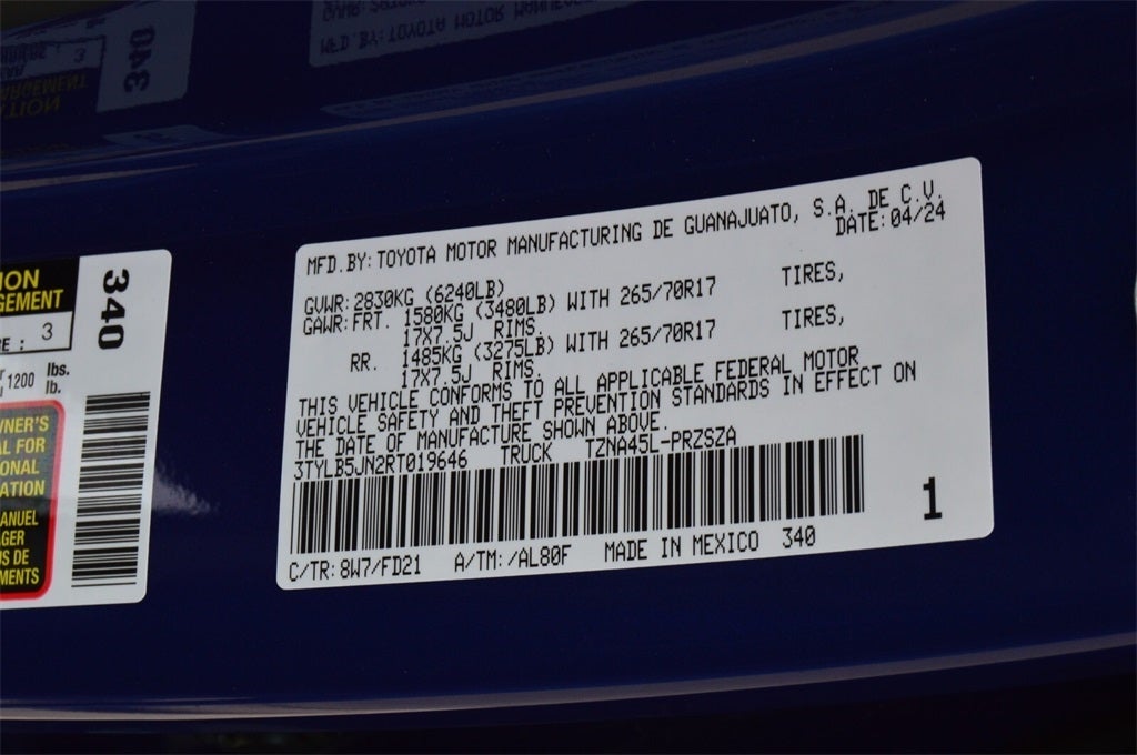 2024 Toyota Tacoma TRD Off-Road