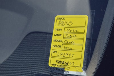 2022 Toyota Camry LE