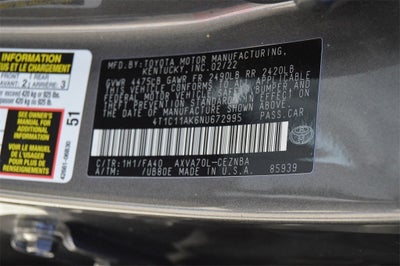 2022 Toyota Camry LE