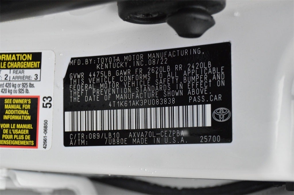 2023 Toyota Camry XSE