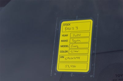 2024 Toyota Camry XSE