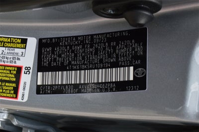 2024 Toyota Camry XSE