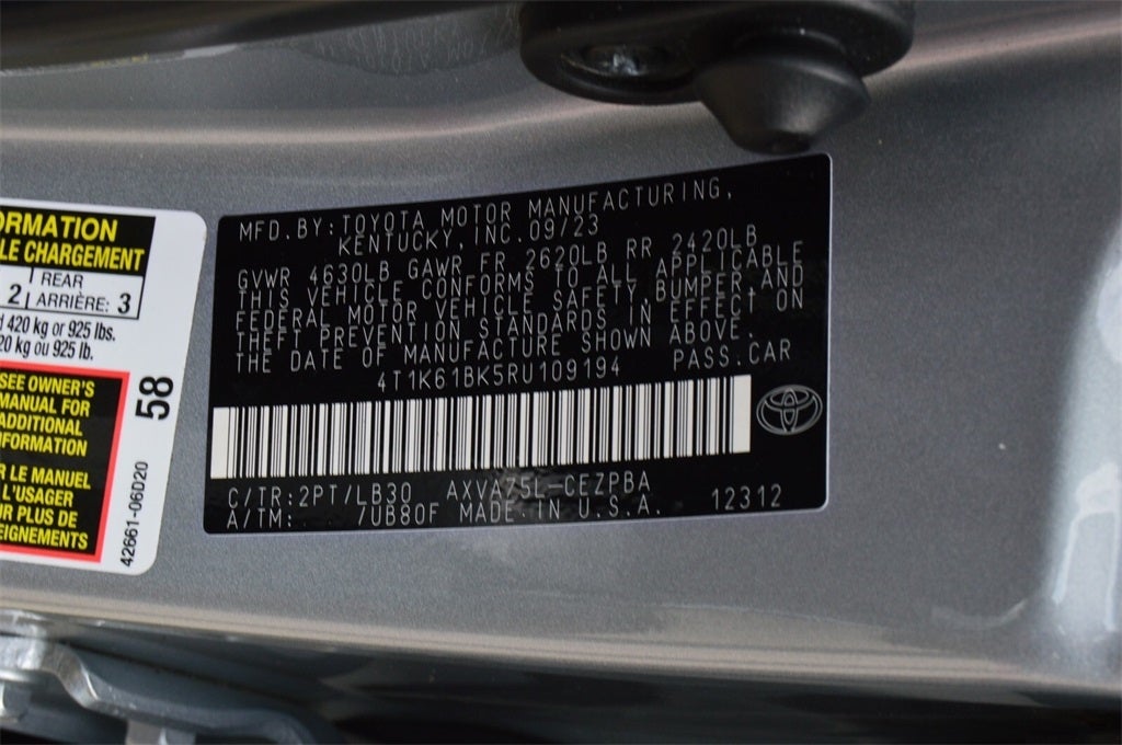 2024 Toyota Camry XSE