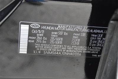 2022 Hyundai Santa Fe SEL