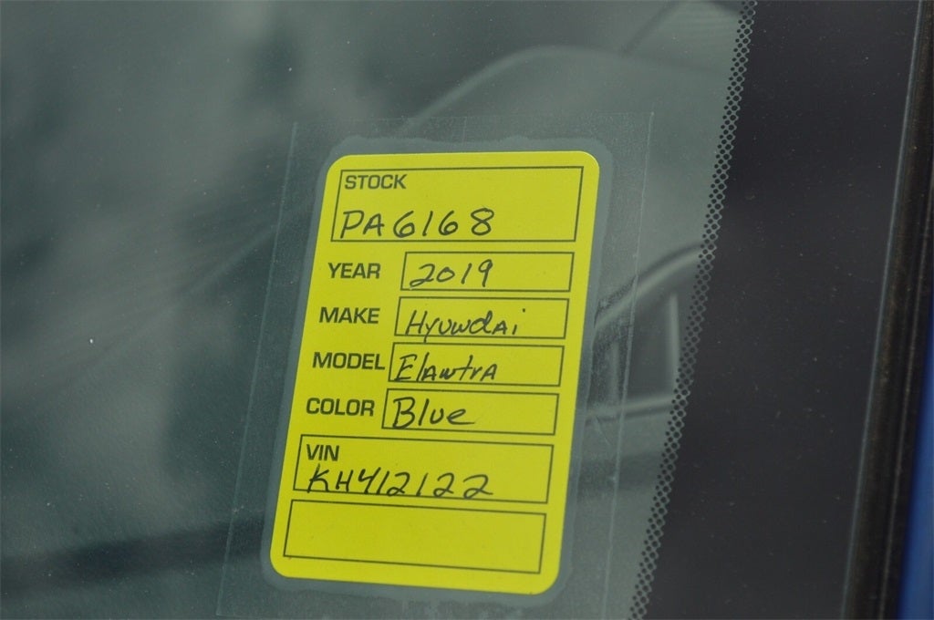 2019 Hyundai Elantra SEL