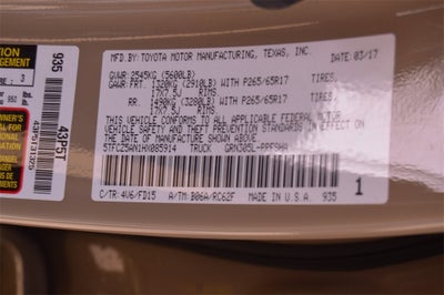 2017 Toyota Tacoma TRD Sport