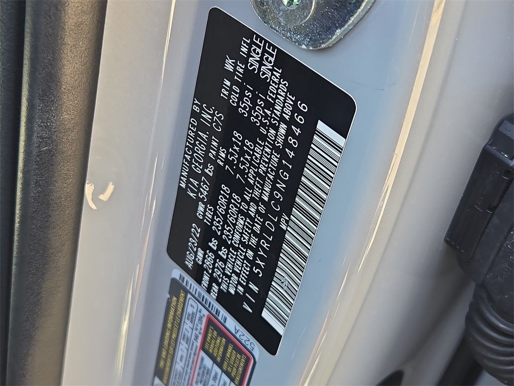 2022 Kia Sorento S AWD X-LINE