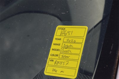 2020 Toyota Corolla LE