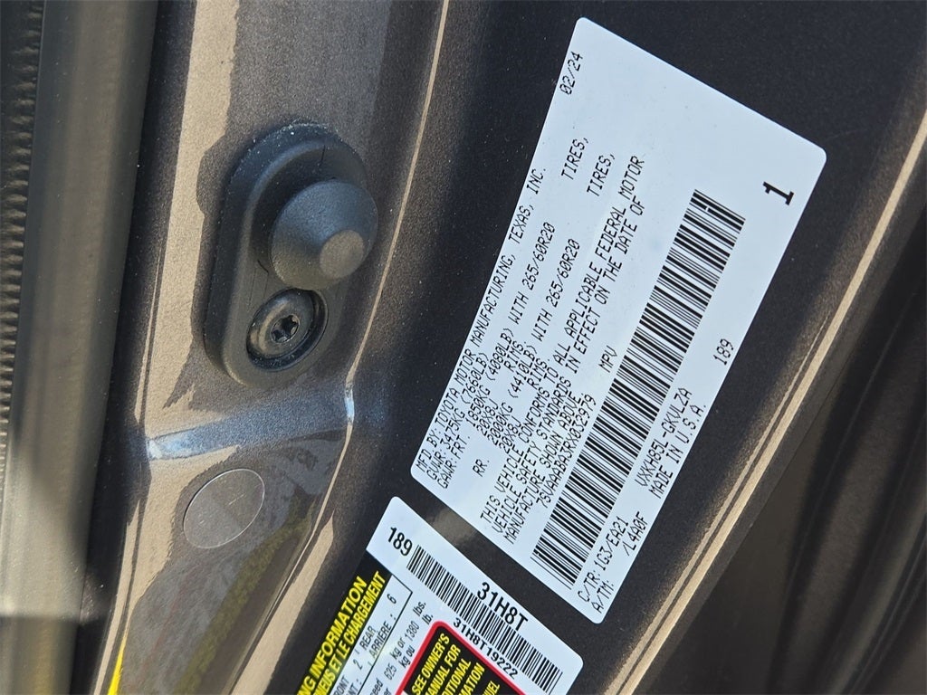 2024 Toyota Sequoia Limited AWD 4WD