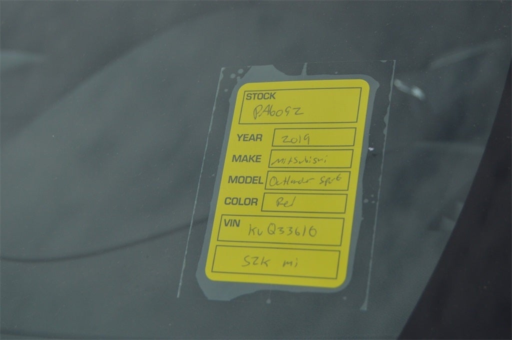 2019 Mitsubishi Outlander Sport 2.0 ES