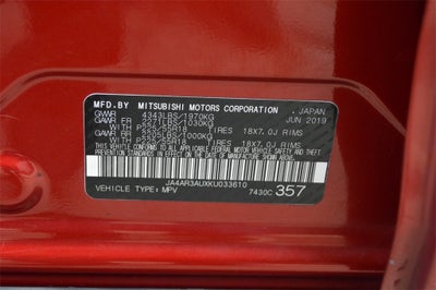 2019 Mitsubishi Outlander Sport 2.0 ES