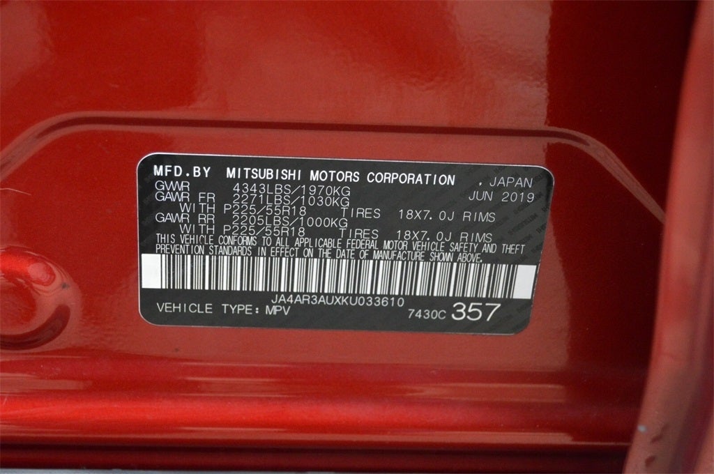 2019 Mitsubishi Outlander Sport 2.0 ES