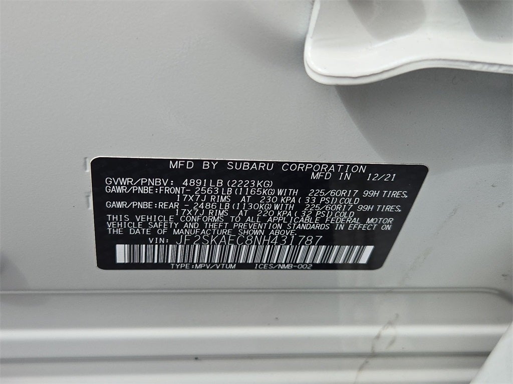 2022 Subaru Forester Premium AWD