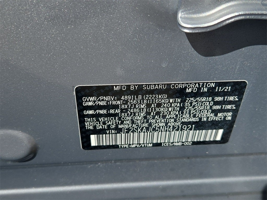 2022 Subaru Forester Sport AWD