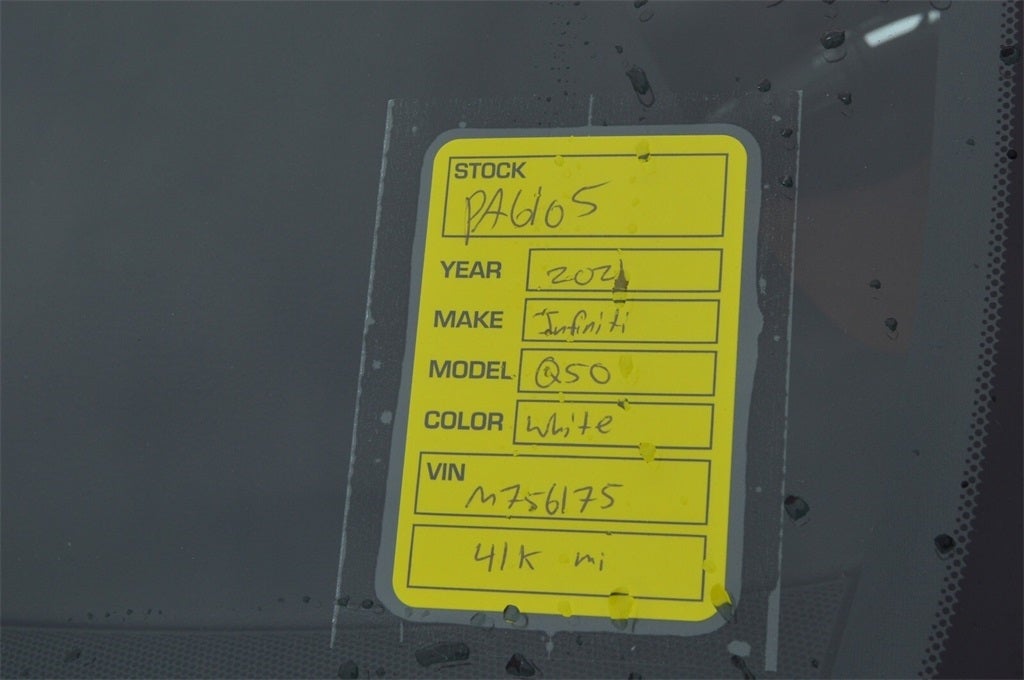 2021 INFINITI Q50 3.0t Signature Edition