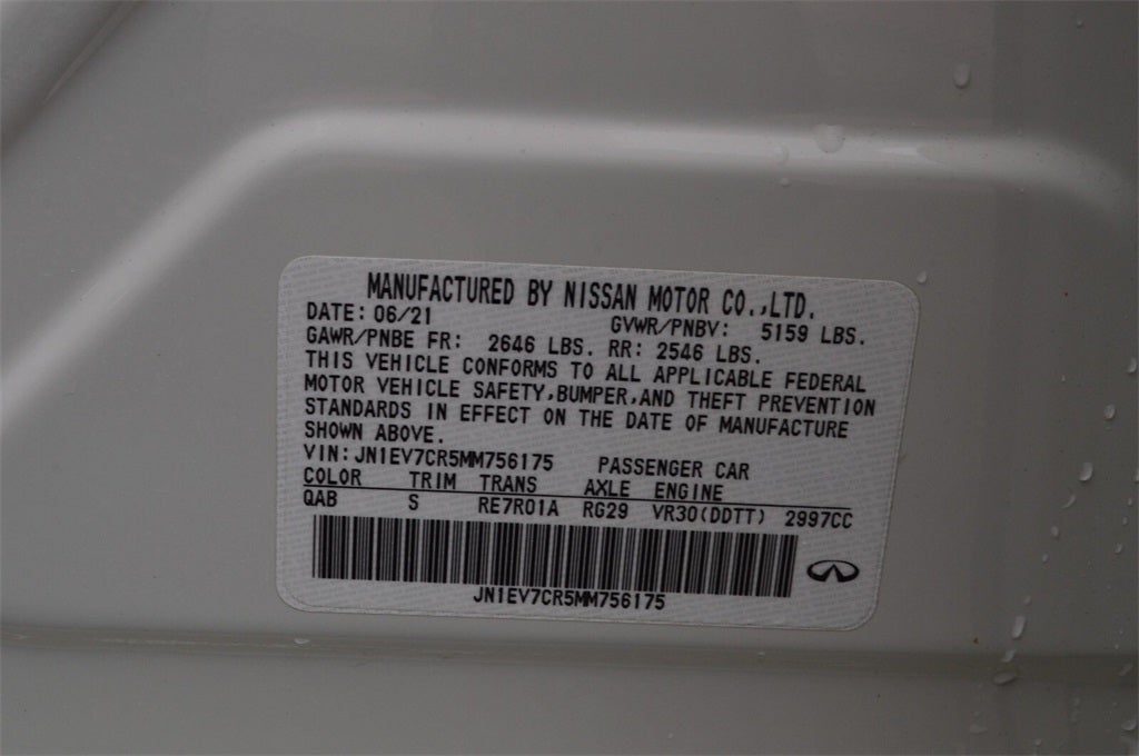 2021 INFINITI Q50 3.0t Signature Edition