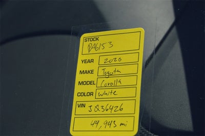 2020 Toyota Corolla LE