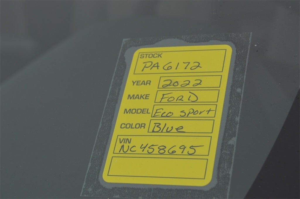 2022 Ford EcoSport S