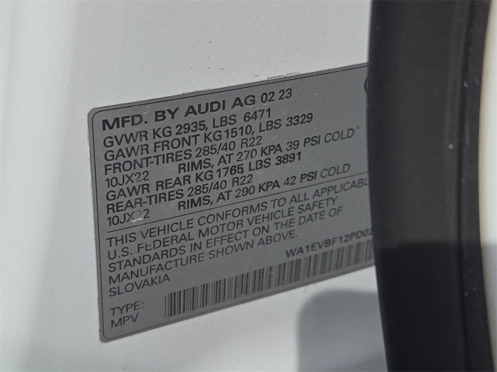 2023 Audi Q8 55 Premium Plus AWD quattro