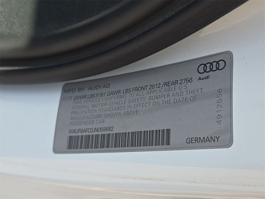 2018 Audi A6 2.0T Premium AWD quattro