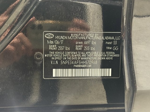 2017 Hyundai Sonata Limited