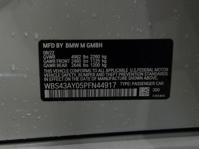 2023 BMW M3 Competition xDrive